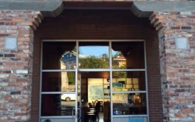 Tryon Coffeehouse Co-op storefront and coffeehouse scene